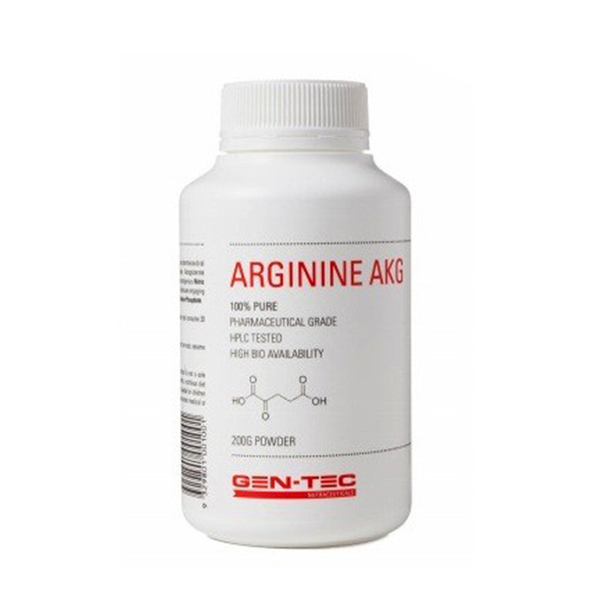 GENTEC Arginine AKG 200g House of Supplements Australia