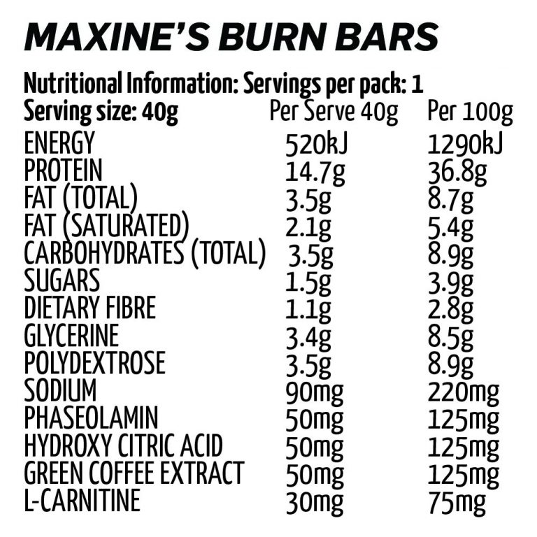 maxines fat burning protein