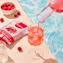 Protein Water by Feel Good Protein being poured into glass
