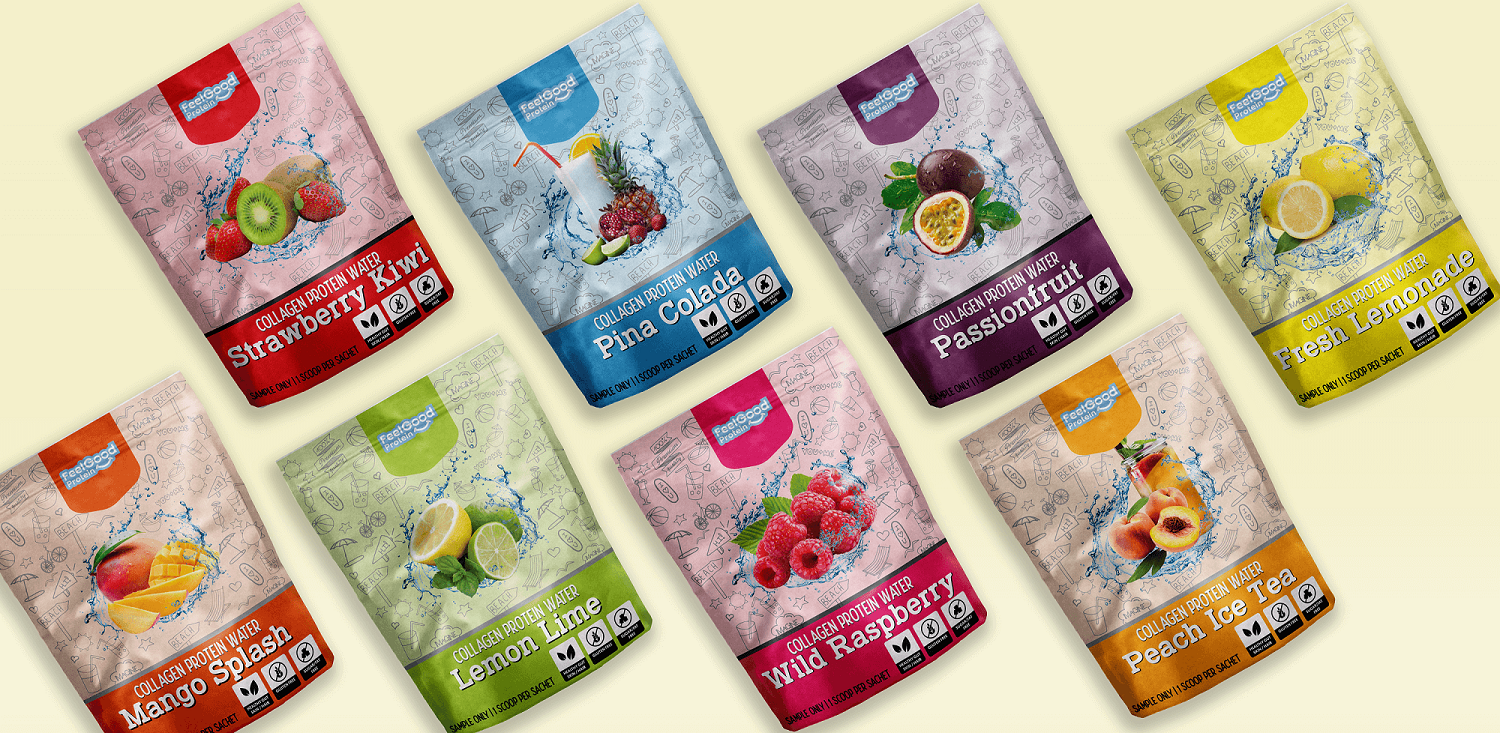 Feel Good Protein All Flavours Satchels