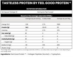 Tasteless Protein Nutrition Information