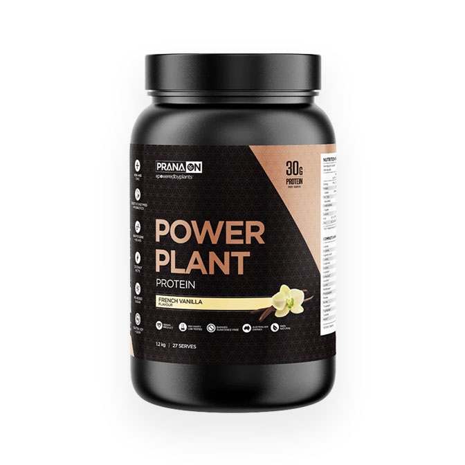 thumbnail image 2 of PRANA ON Power Plant Vegan Protein 1.2kg - BCAA, MCT, Soy Dairy & Gluten Free 2 of 5