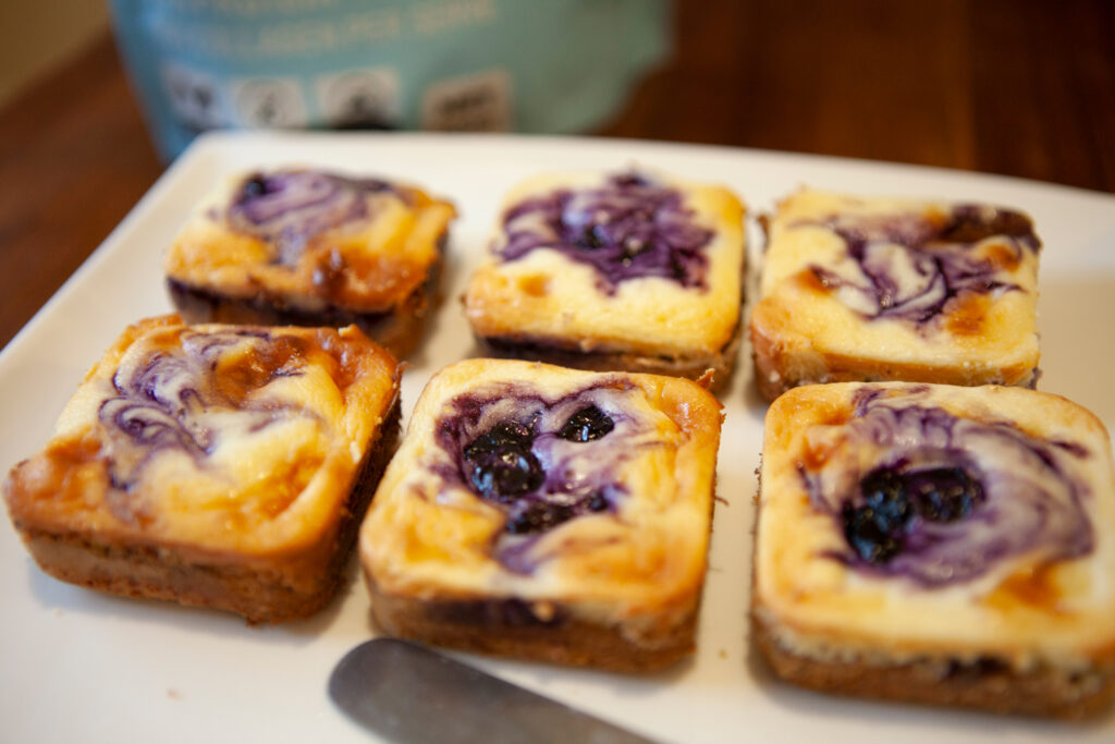 Blueberry Cheesecake Protein Bars header