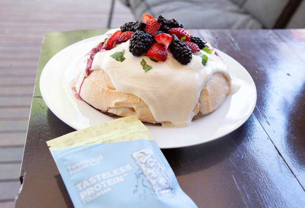 Feel Good Protein Pavlova with Tasteless Protein sachet