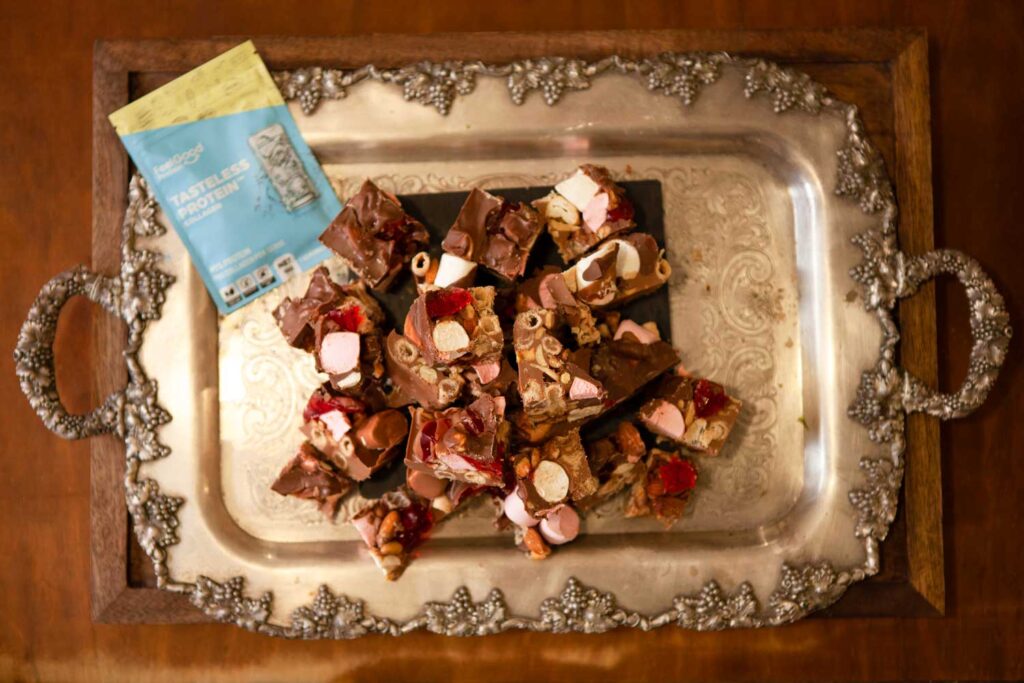 Rocky road with Tasteless Protein