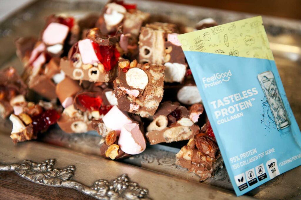 Rocky Road with Protein Gummies