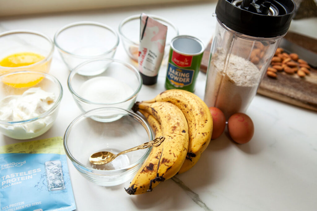 Oat Flour Banana bread Ingredients