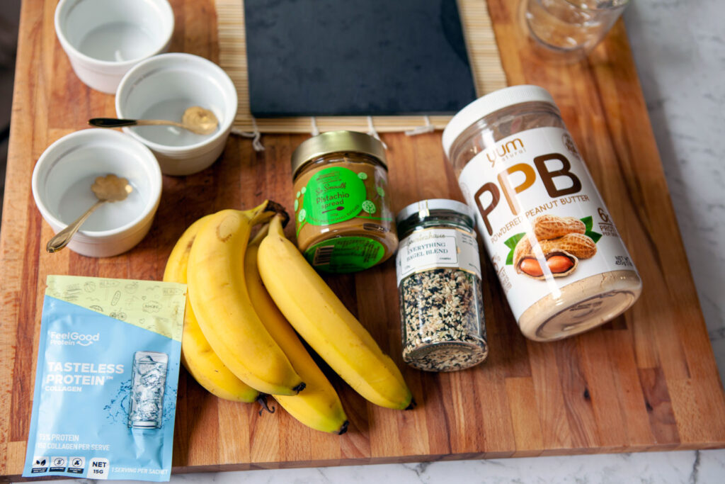 Ingredients for Banana Sushi