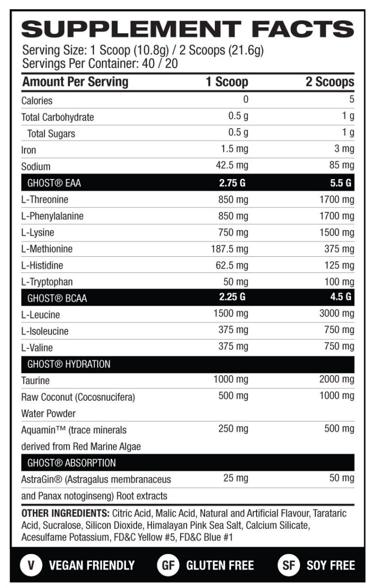 Ghost Aminos 40 Serves