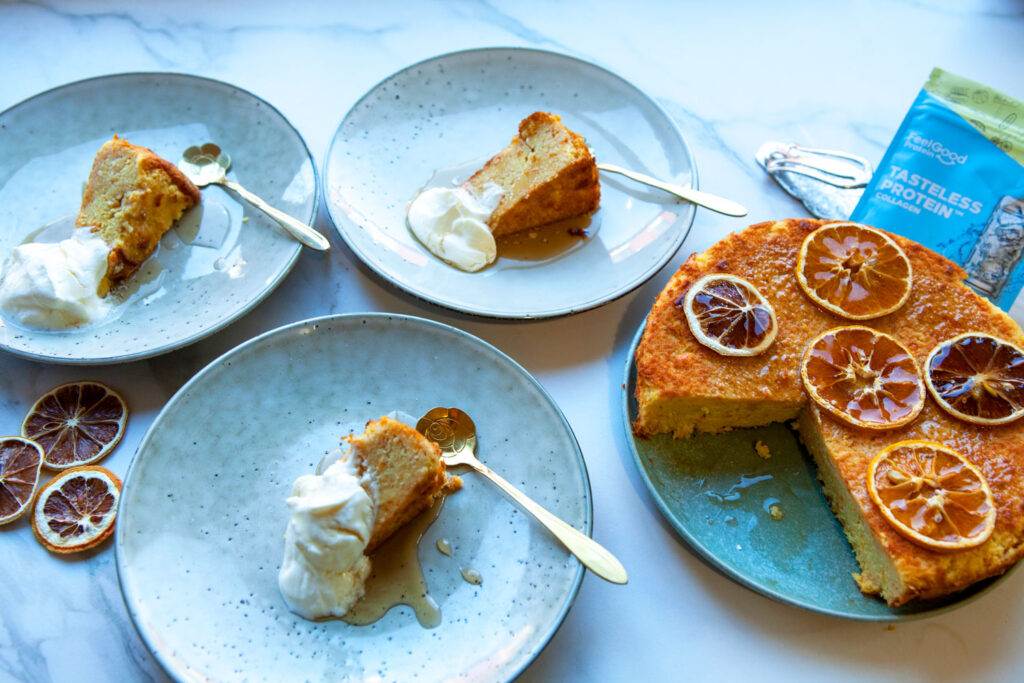 Orange and Almond Cake with Tateless Protein