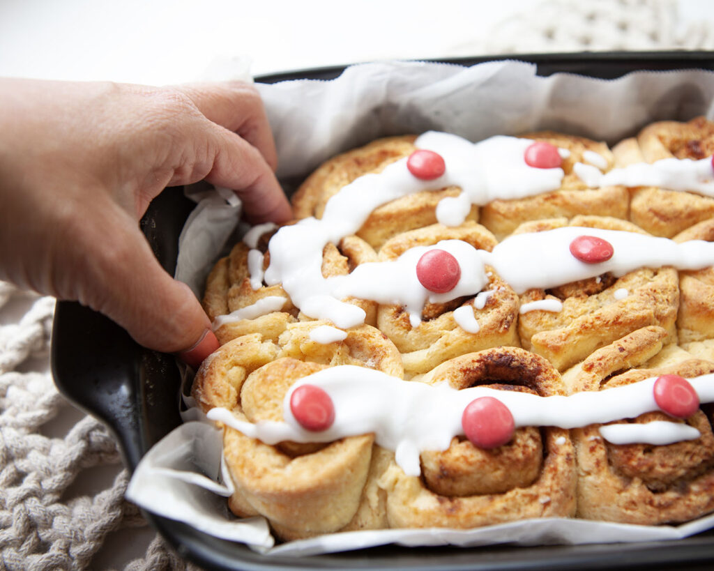 Dig into our High Protein Cinnamon Scroll