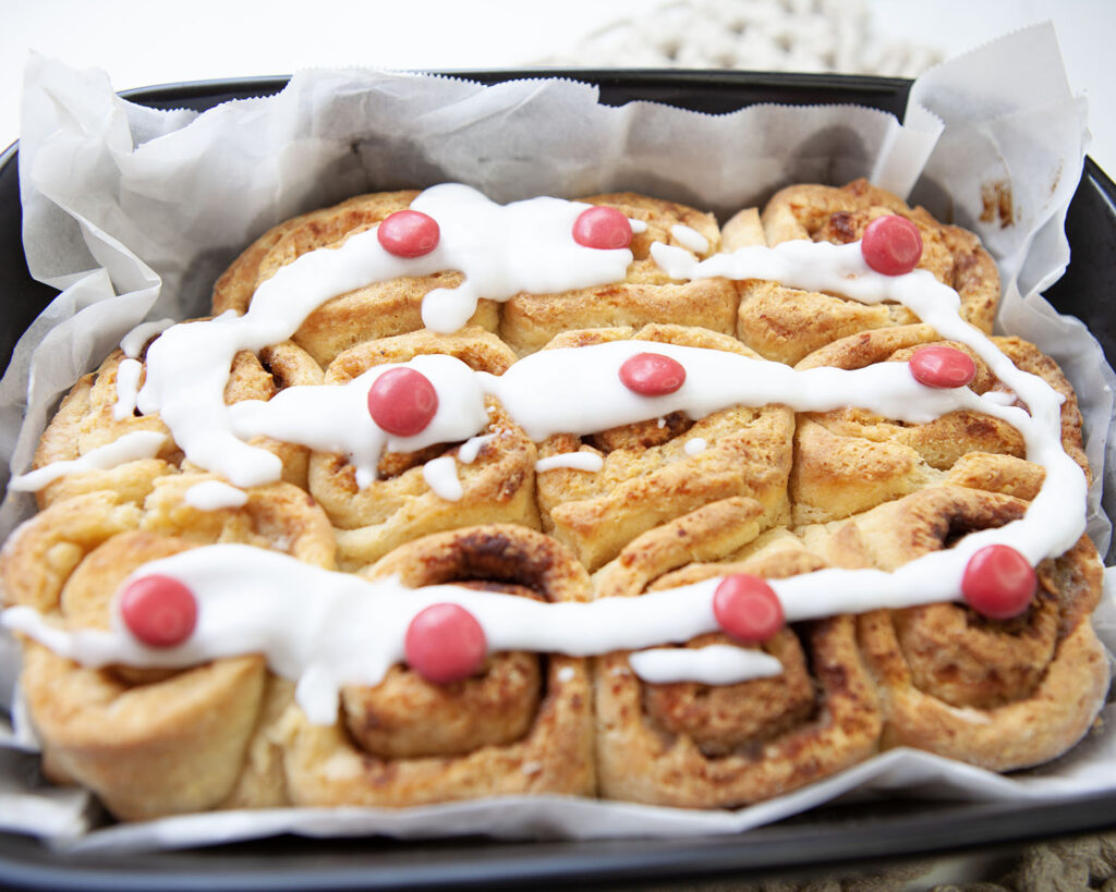 High Protein Cinnamon Scrolls Ready