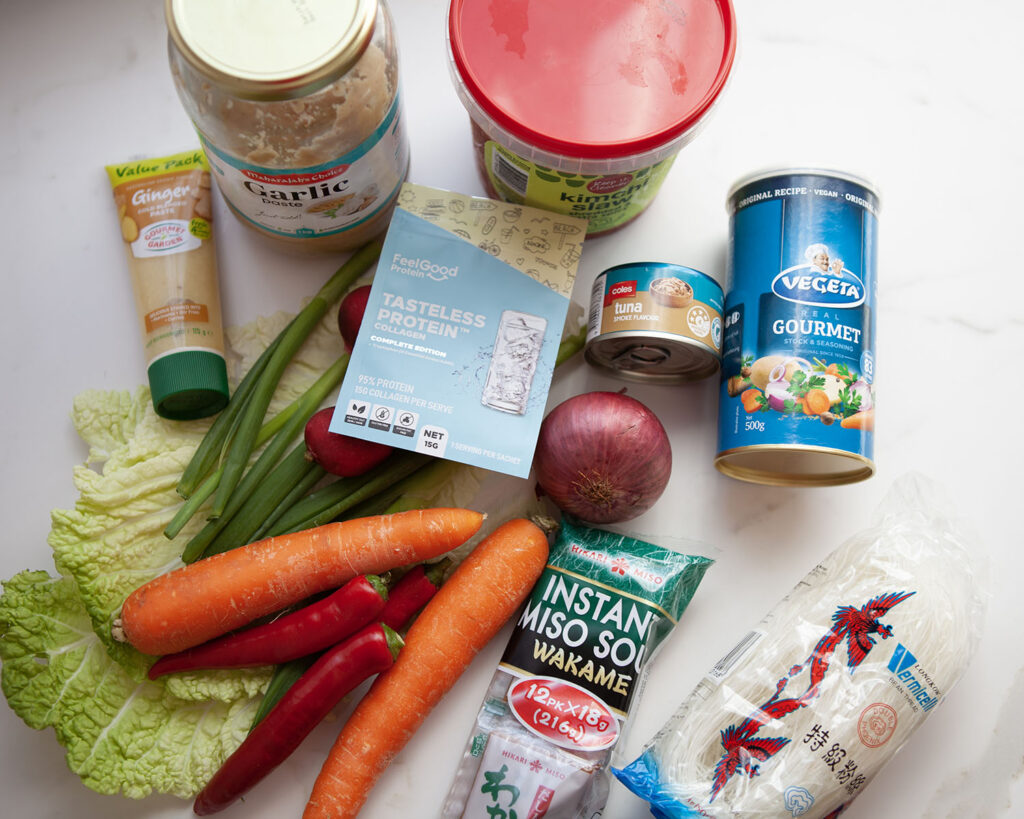 Ingredients for Noodle Jars