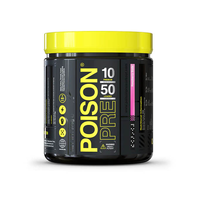Poison PreWorkout 50 serves House of Supplements Australia