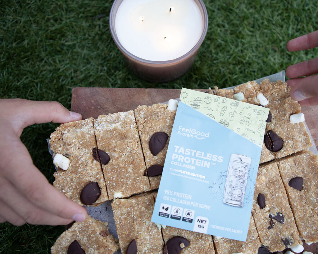 Feel Good S'mores Protein Bars for Picnic