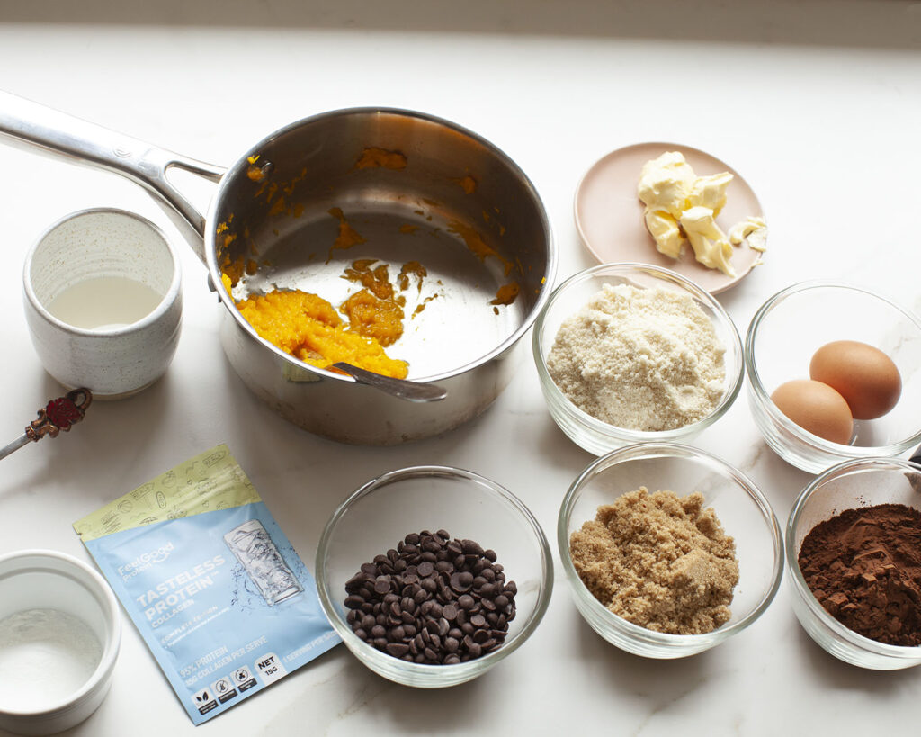 Ingredients on Table