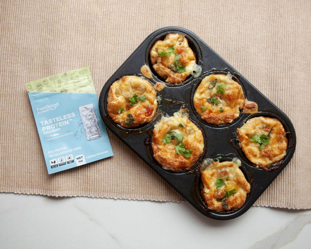 Chicken Protein Cup Bites with Tasteless Protein