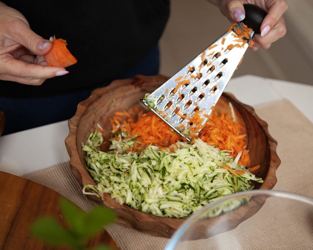 Zucchini and Carrot Grated