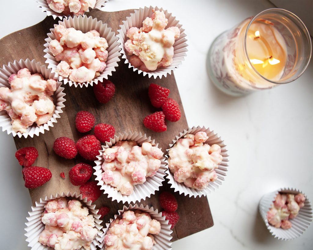 Forest Fruits Protein Crackles with Decorations