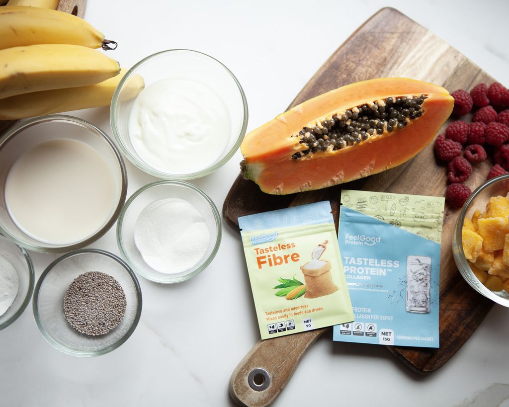 Ingredients for Sunrise Smoothie