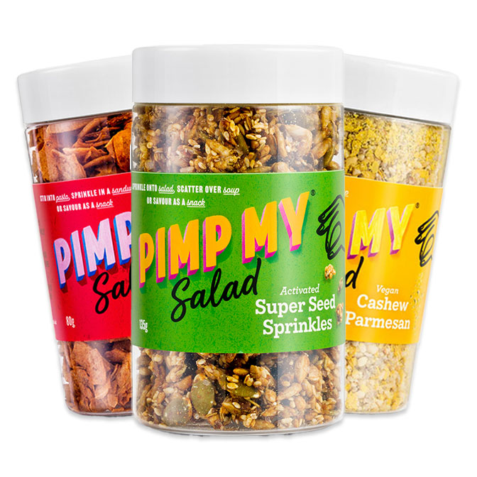 Pimp My Salad Toppers in three delicious flavours