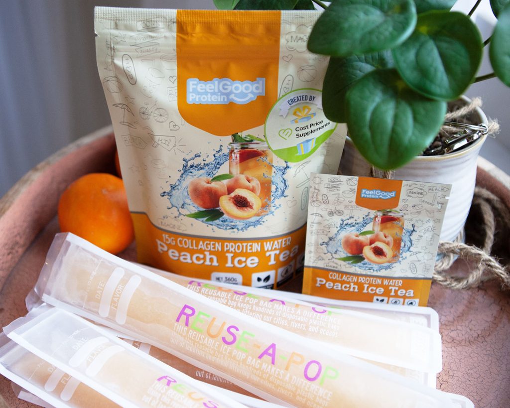 Peach Ice Tea Popsicles