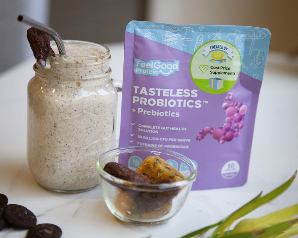 Tasteless Probiotics and Prebiotics in Smoothie