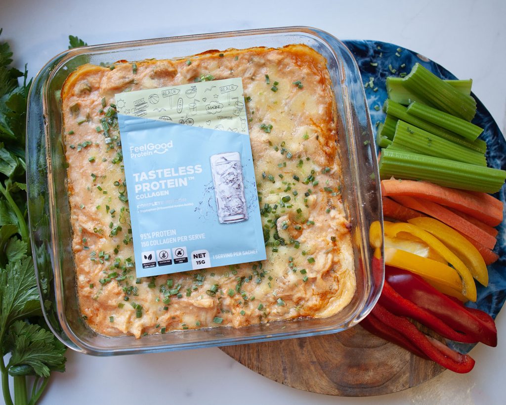 Buffalo Chicken Dip with Tasteless Protein