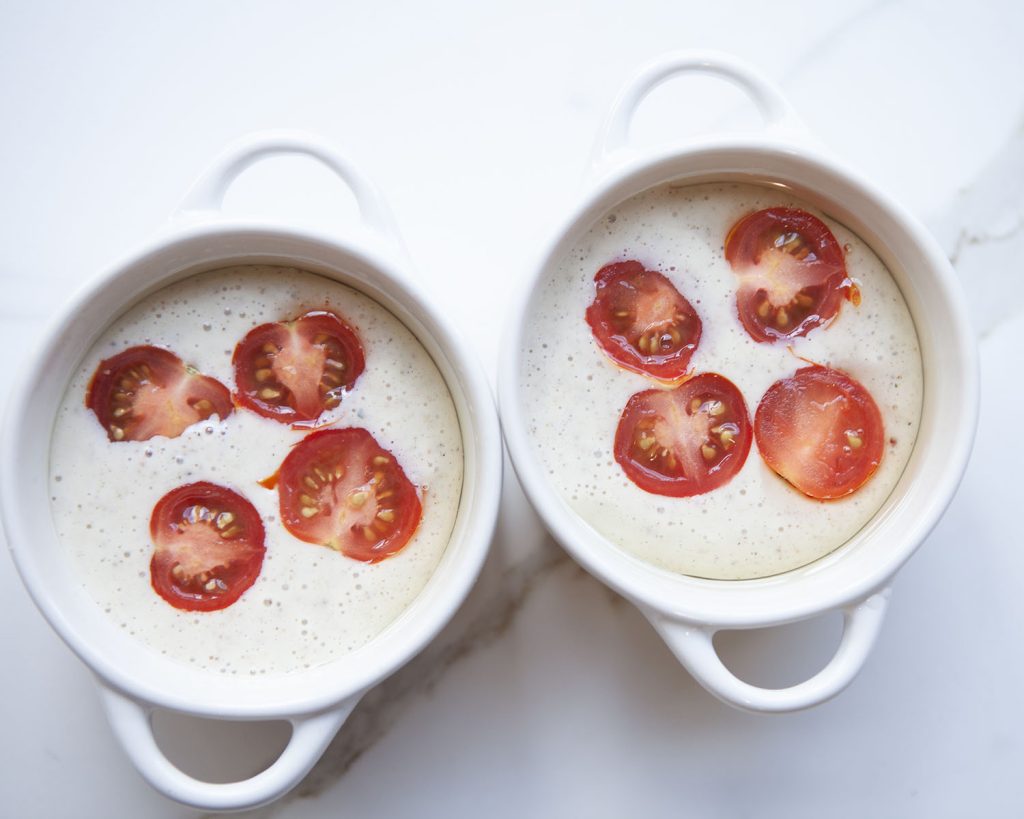 Baked Protein Cottage Cheese Pots Mixture