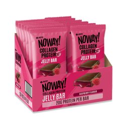 Noway Collagen Protein Jelly Bar Box of 12 - Raspberry
