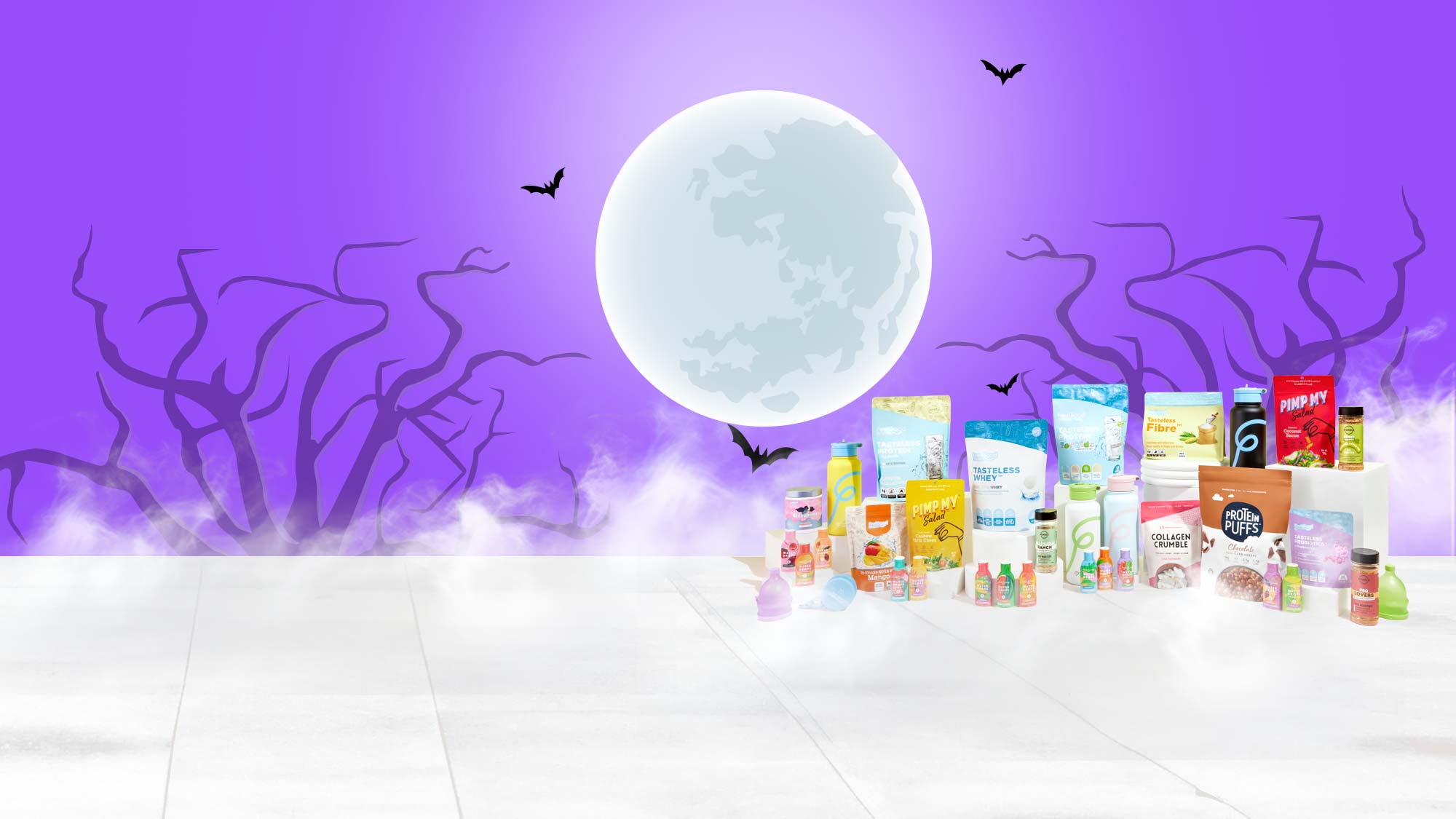 Halloween 3 Day Sale Homepage Banner For Desktop