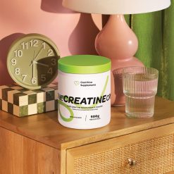 CPS Creatine on a bedside table