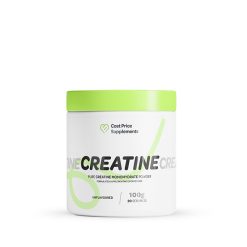 Creatine Monohydrate by Cost Price Supplements 100g serving size