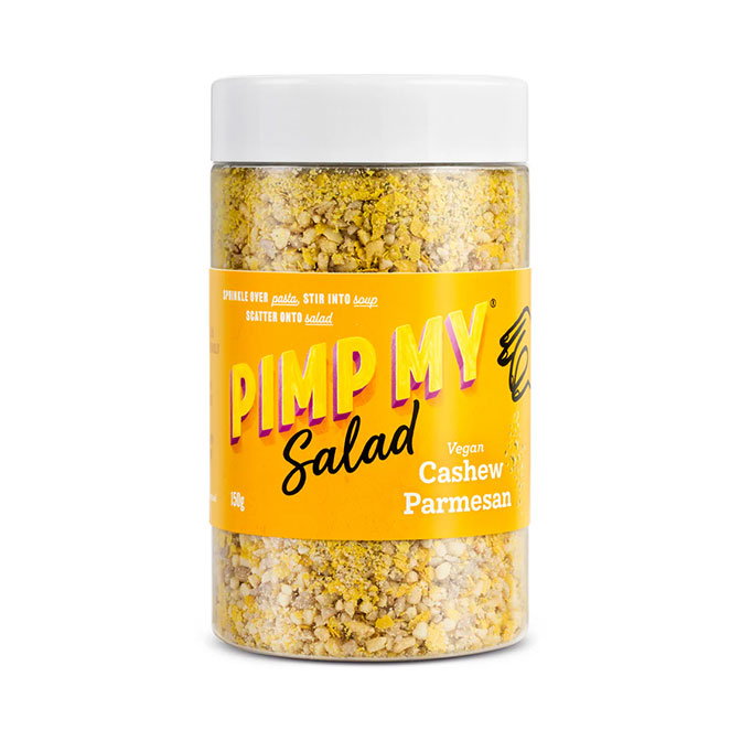 Vegan Cashew Parmesan in a 135g Recyclable PET Jar