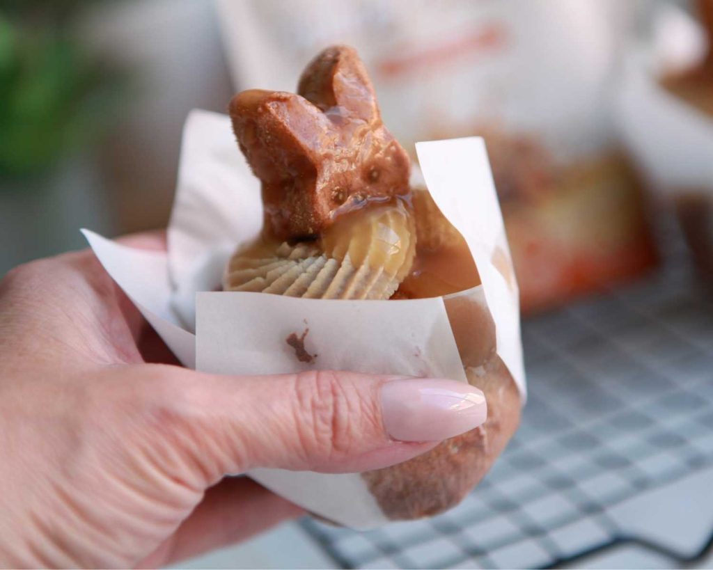 Peanut Brittle Easter Muffins