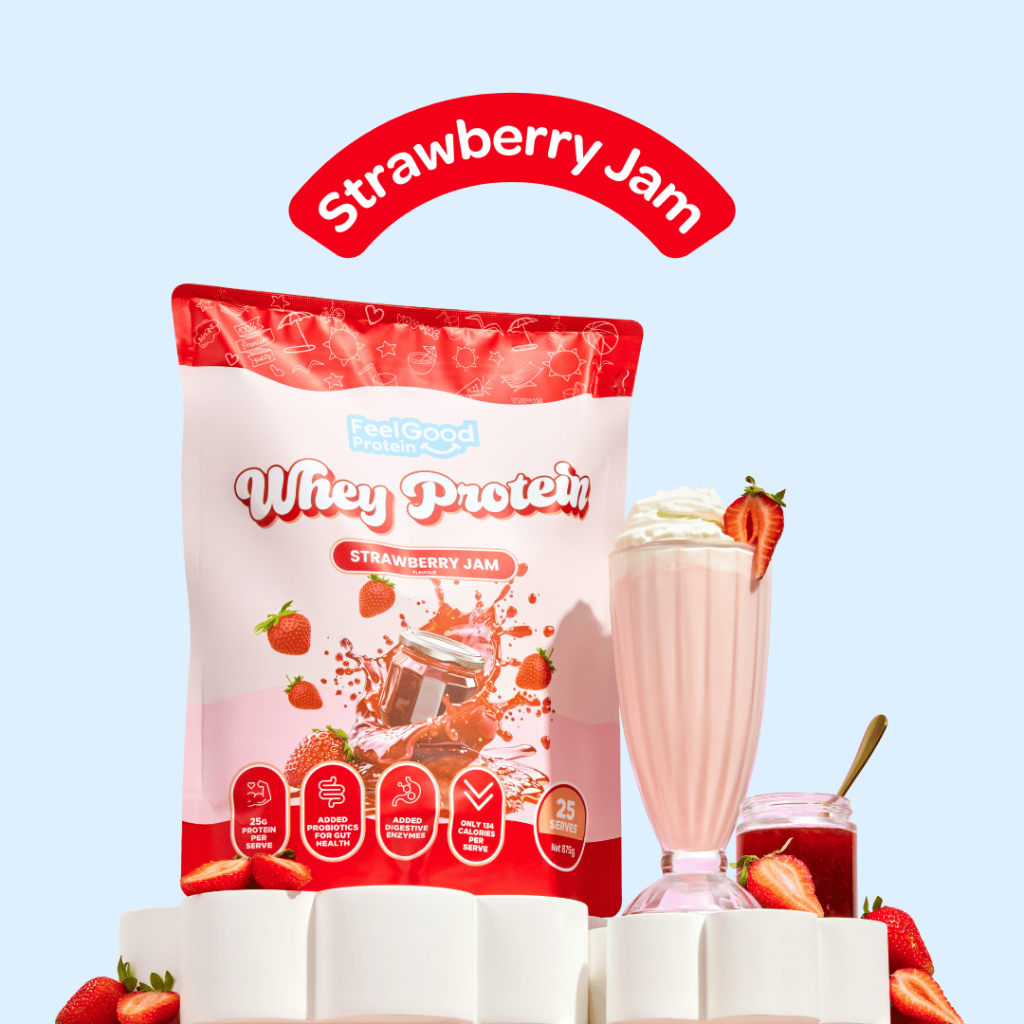 Strawberry Jam Whey Protein by Feel Good Protein