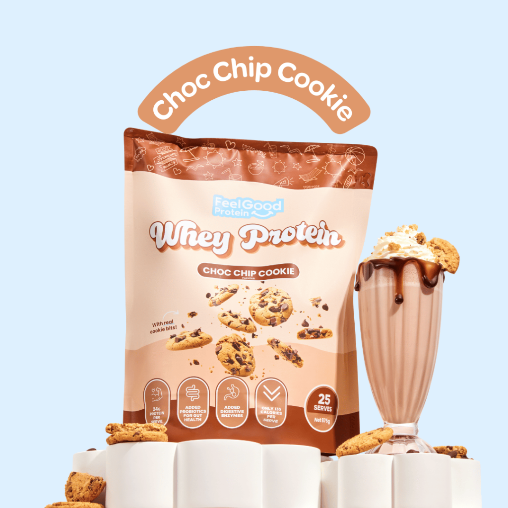 Choc Chip Cookie Whey Protein by Feel Good Protein