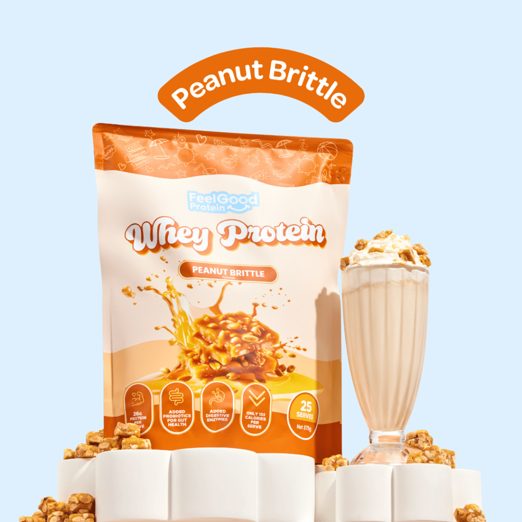 Peanut Brittle Whey Protein by Feel Good Protein