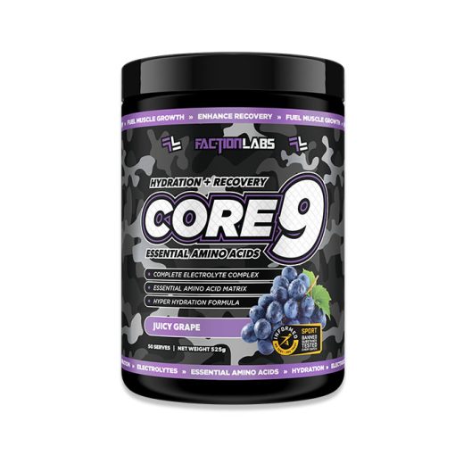 Core 9 by Faction Labs - 50 Serves Juicy Grape