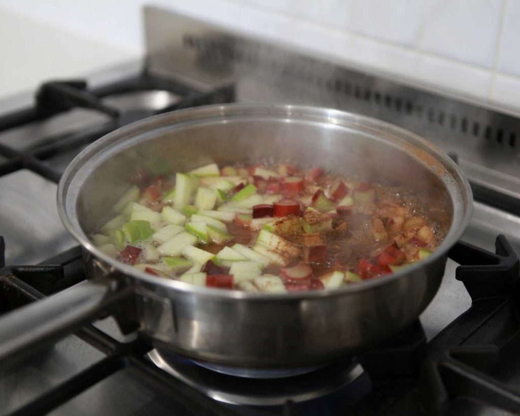 Fruit in pan