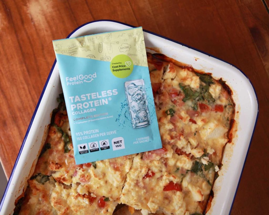 Protein Rainbow Quiche