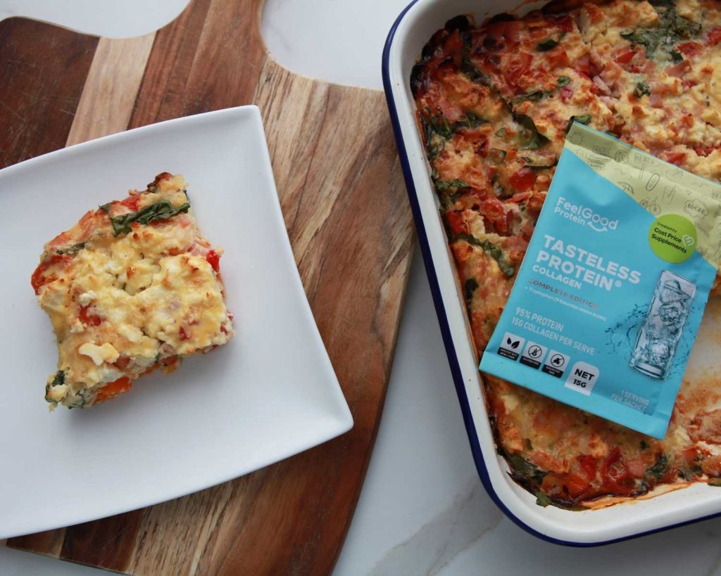 Protein Rainbow Quiche