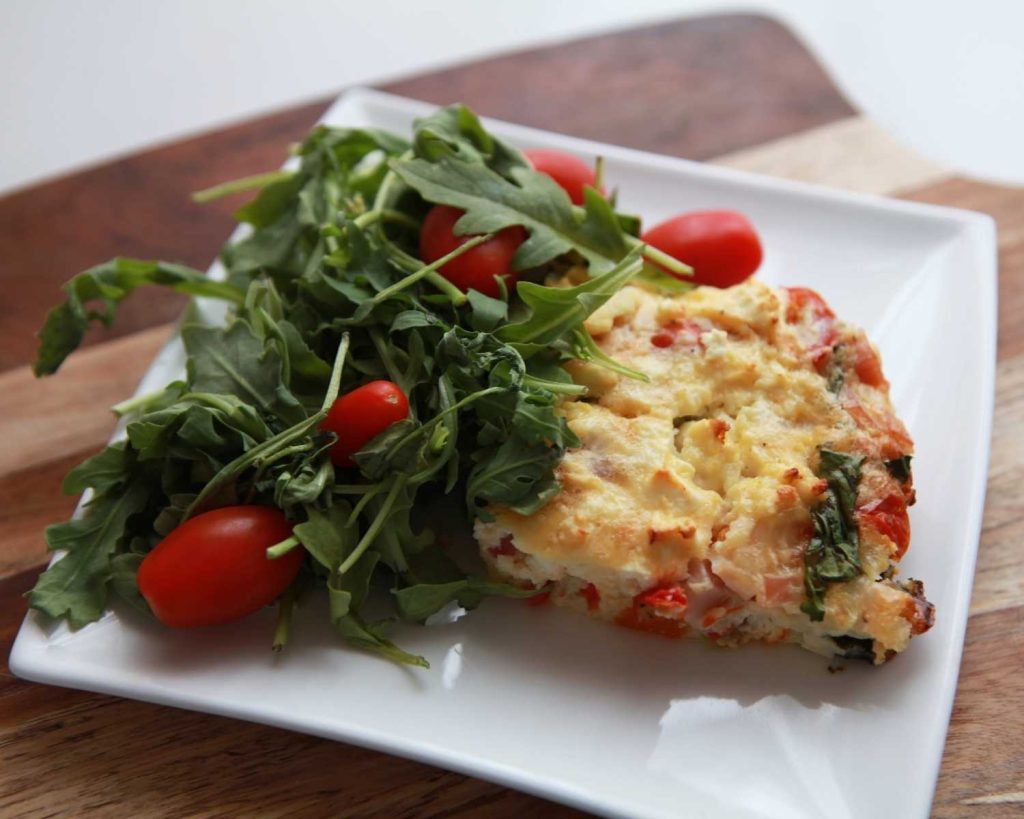 Protein Rainbow Quiche