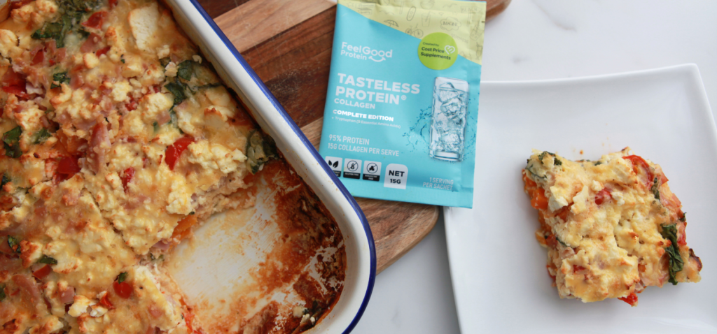 Protein Rainbow Quiche Website Header