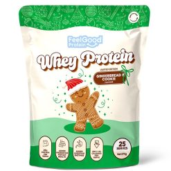 Whey Protein by Feel Good Protein Limited Edition Christmas Gingerbread Cookie Flavour
