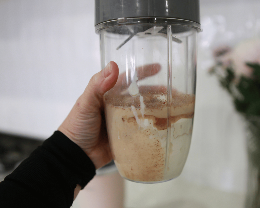 Ingredients in blender