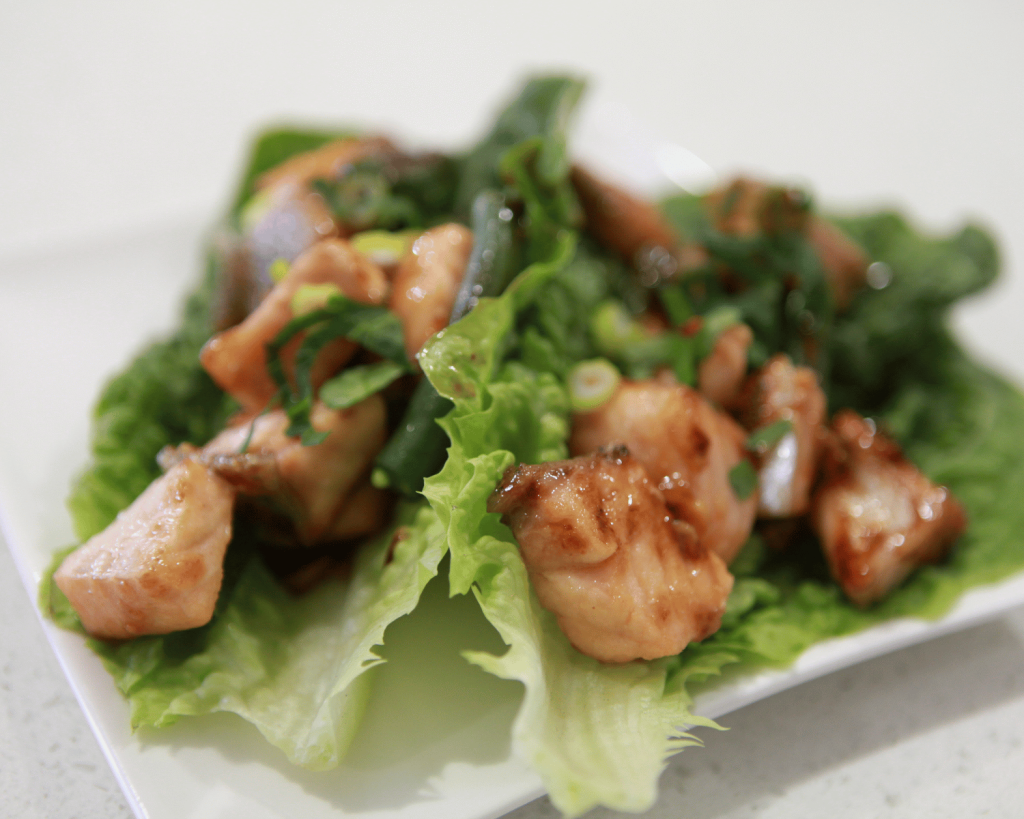 Miso-Glazed Salmon Bites