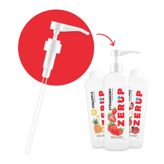 Zerup Zero Sugar Free Syrup Pump