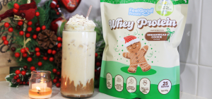 Iced Gingerbread Latte with Vanilla Cold Foam - Website Header