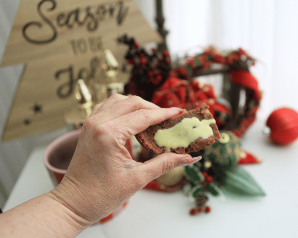 Gingerbread Cookie Protein Slice